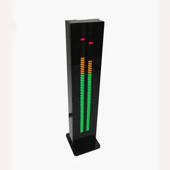 Dva-kanálový LED Digitálne Hudobné Spektrum zvuku Zvuk Zobrazenie Úrovne VU Meter Analyzátor Amp