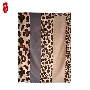 Vlna Šatku ženy s Leopard Tlač jeseň zima tenké dlhé šatky teplé bandana šatka módne pashmina elegantný darček pre dámu dievča