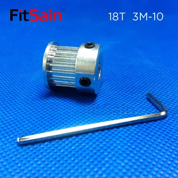 FitSain-3M 18T:72T 1:4 kladka synchrónne kolesa spomalenie remeňa pásma 10 otvorov 8/10/12mm