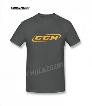 CCM T Shirt Mužov Lete Krátky Rukáv Bavlna CCM Logo T-košele, Topy Muž Zábavné Tričká TEE H29