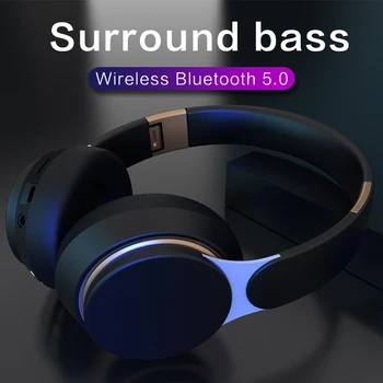 Bezdrôtové Slúchadlá Bluetooth Headset Skladacie Stereo Nastaviteľné Športové Slúchadlá S Mikrofónom Pre Telefón, Pc Xiao Huawei Iphone