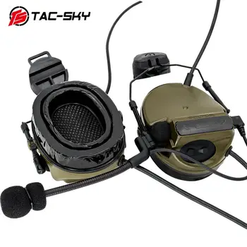 TAC-SKY COMTAC taktický držiak headset comtac iii dual komunikácie silikónové earmuff prilbu držiakom vojenské taktické headset