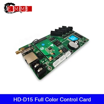 Doprava zadarmo HD-D15 Asynchrónne Full Farebné LED Controller Karty Podpora Wi-Fi / U-disk /Ethernet Ovládanie Rozsahu 640*64 Pixelov