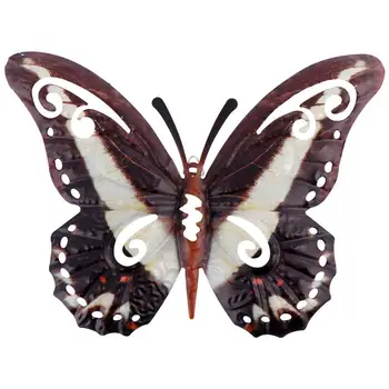 1 ks Živé Motýľ Unikátne Nástenné Dekor Kov Motýľ Visí Ozdoby na Ozdobu