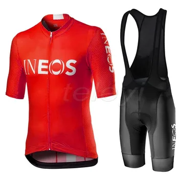INEOS 2019 go pro Cyklistika Dres Mužov Lete Krátky Rukáv Nastaviť Priedušná Mtb bicykel jednotné cyklistické oblečenie maillot ciclismo