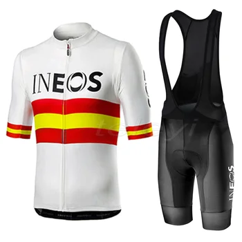 INEOS 2019 go pro Cyklistika Dres Mužov Lete Krátky Rukáv Nastaviť Priedušná Mtb bicykel jednotné cyklistické oblečenie maillot ciclismo