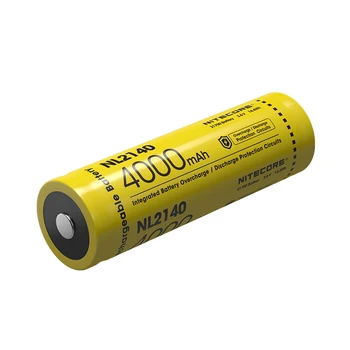 NITECORE 21700 Li-ion Nabíjateľnú Batériu NL2140 4000mAh 3,7 v Internej Batérie pre Nitecre LED Baterka