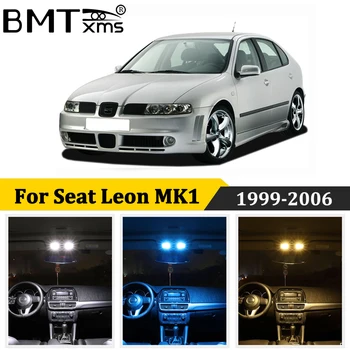 BMTxms 14Pcs Canbus Auto Interiérové LED Mapu Dome Dvere batožinového priestoru Žiarovky Držiak Pre Seat Leon 1 MK1 1999-2006 Auto Príslušenstvo