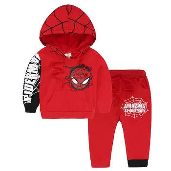Spiderman Dieťa Boys Oblečenie Sady Športové Odevy Pre Dievčatá, Chlapcov, Šaty Na Jar Spider Man Cosplay Deti Kostýmy Deti Tepláky