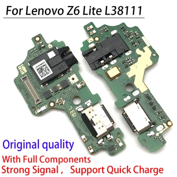 Original Type-C, USB Flex Kábel Pre Lenovo Z6 Lite L38111 Dock konektor na pripojenie Nabíjačky Konektor Nabíjania Flex Kábel, Náhradný