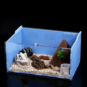 Akryl Plaz Chov Box Pet Box Vysoko Transparentné, Magnetické a Krásne Box Pet Lezenie Terárium Pet Box Plaz Pet Box