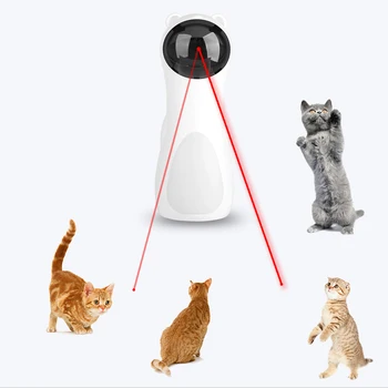 Automatické Mačky domáce zvieratá, Mačky, Interaktívne LED Zábava Elektronické Smart Teaser Hračky pre Mačky Smart prípravný Nástroj