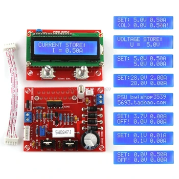 0-28V 0.01-2A Nastaviteľné DC Regulovaný Napájací zdroj DIY Súpravou, LCD Displej Regulovaný Výkon KitShort-circuit/Current-limit Ochrany