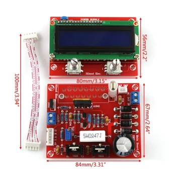 0-28V 0.01-2A Nastaviteľné DC Regulovaný Napájací zdroj DIY Súpravou, LCD Displej Regulovaný Výkon KitShort-circuit/Current-limit Ochrany