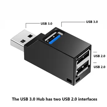 Tebe Hub-Rozbočovač-Box Card-Reader Usb-Hub Notebooku U-Disk Mini 8-X-Mobile-Phone 3-Port Vysoko-Rýchlostný Náboj Adaptér