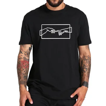 Bavlna Tričko Grafické Muži Ženy Krátke Sleeve T-shirt EÚ Veľkosť Originálneho Dizajnu Streetwear Letné Topy Tee Homme