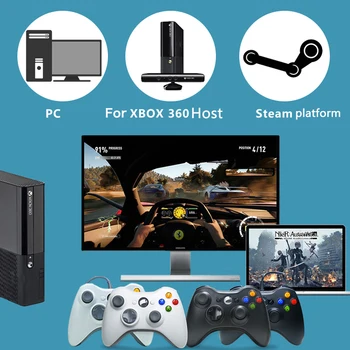 2.4 g Bezdrôtový Gamepad Pre Xbox 360 ovládač Pre XBOX 360 Controle Bezdrôtový Ovládač Pre 360 Herný ovládač Gamepad Joypad