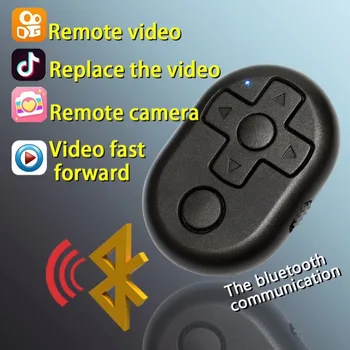 Bezdrôtový Bluetooth 4.2 Diaľkové Spúšte Ovládači Tlačidlo Pre Fotoaparát Telefónu Monopod Selfie Palicu A E-book, Video Ovládanie Hry Nové