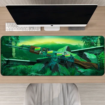 Veľký hry CS GO Podložka pod Myš Hráč Zamykanie Okraji Gumová Klávesnica XL Mat Mousepad Grande Stolový Počítač Notebook Príslušenstvo