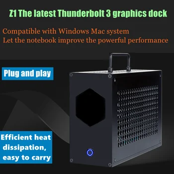 Externý Box Grafiky Thunderbolt 3 Notebooku Externú Grafickú Kartu EGPU Z1 Nezávislé Grafika Dock Herné Grafická Karta