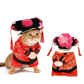 Vtipné Čínština Princezná Cosplay Oblečenie Pre Mačky Halloween Kostým Pre Psov Vianoce Vyhovovali Mačka Oblečenie Psie Oblečenie Pet Oblečenie
