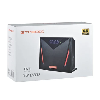 Najnovšie Gtmedia V8 UHD Satelitný Dekodér H. 265 4K Vstavaný Wifi Podpora T2-MI H. 265 DVB-S/S2/S2X+T/T2/Kábel NIE Zahrnuté Aplikácie