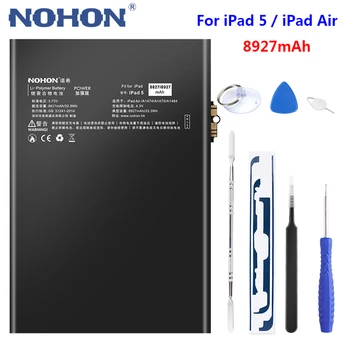 Nohon Pre Apple iPad 5 Výmena Batérie Bateria Tablet A1484 A1474 A1475 8927mAh pre iPad Vzduchu Batérie Lítium-Polymérová Batarya