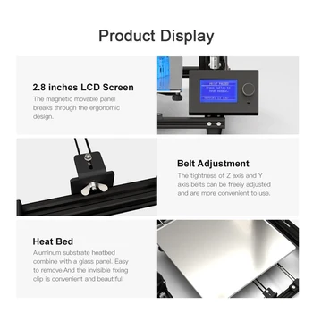 300*300*350 mm Aktualizované Anet A8 Plus 3D Tlačiarne Nízke Hlučné Vysokou presnosťou Ploche Imprimante 3D Tlač Súprava USB, SD Karty Pripojenie