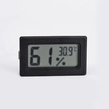 Hot Predaj Mini Digitálny LCD Krytý Pohodlné Teploty Vlhkomer Senzor Vlhkosti Meter, Teplomer, Vlhkomer Rozchod