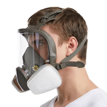 6800 Anti-Fog Prachu Plnú Tvár A Respirátor Priemysel Maľovanie Striekaním, Plynové Masky S Filtrami Bezpečnosti Práce, Ochrany Formaldehyd