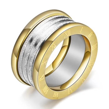 Nové Módne Snubné prstene, Šperky z Nerezovej ocele S Keramickou Tri Vrstvy Zásnubný Prsteň pre Ženy, Darčeky, Šperky