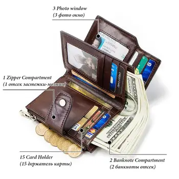 Smart Peňaženky GPS Záznam Bluetooth Smart Mince Kabelku Kože Človeka Anti-stratené Kvality Peňaženky Vintage Multi-funkčné Držiteľa Karty