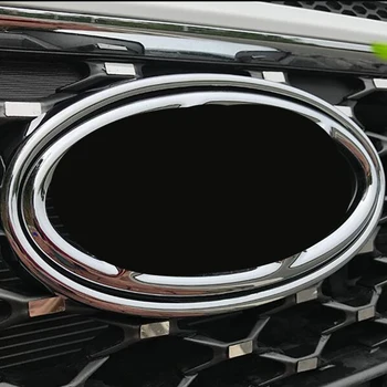 Pre Hyundai Kona Encino Kauai 2017 2018 2019 Auto kryt ABS chrome výbava Predné logo dekoratívne známky Mriežku Grilu Mriežky Okolo 1pcs