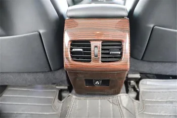 2 ks/veľa ABS uhlíkových vlákien alebo dreveného zrna zadné klimatizácia zásuvky dekorácie kryt na roky 2013-2017 LEXUS ES250 ES300H ES350