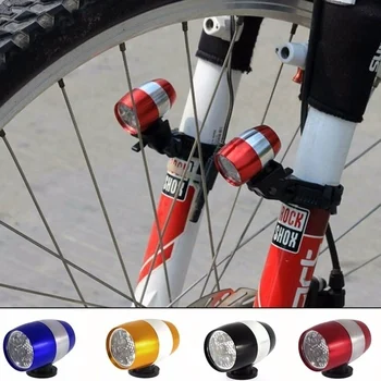 6 LED Vodotesný Bicykli Bicykli jazda na Bicykli Predné, Zadné Bezpečnostné Varovanie Lampa Cyklistické Bezpečnostné Upozornenie Svetlo Príslušenstvo