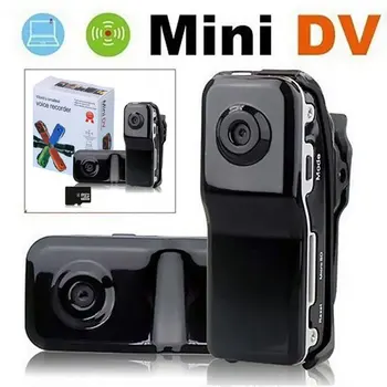 MD80 Mini Kamery DV Záznam Kamery Podporujú 8G TF Karty 720*480 Vedi Trvalý Záznam mini kamery