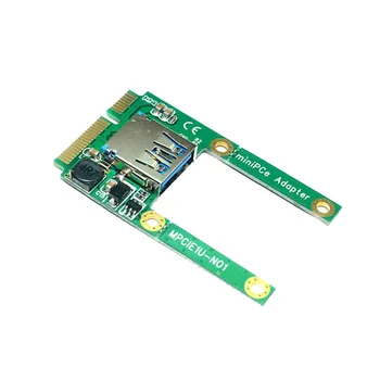 Mini PCIe na USB2.0 Adaptér Karty Mini PCI Express Slot pre Rozšírenie USB 2.0 Rozhranie Konvertor