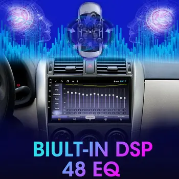 Android10.0 4G NETTO 2 DIN 6 G+128G GPS Navigácie RDS Rádio Multimediálny Prehrávač Pre Toyota Corolla E140/150 2006-2013 AutoStereo