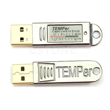 Lepšie USB Senzor Teplomera na Meranie Teploty Ovládanie Alarmu Dátového Záznamníka Tester