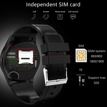 696 Najnovší Ročník Bluetooth Zápästie Smart Hodinky L9 Pre iPhone Android Telefónu Podpora 2G SIM TF Karty smartwatch Náramkové hodinky PK Y1