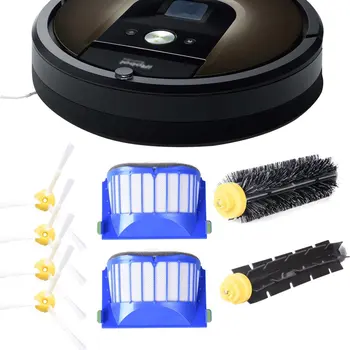Pre iRobot Roomba Vysávač Náhradných dielov hlavná kefa bočné kefa vzduchový filter HEPA 600 690 620 630 650 660 671 680 605 621 631