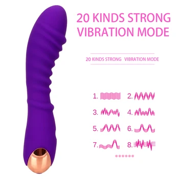 VATINE Dildo 20 Rýchlosť Silikónové Sexuálne Hračky pre Ženy Vibrátor Ženská Masturbácia Stimulácia Klitorisu Vaginálne Masáž