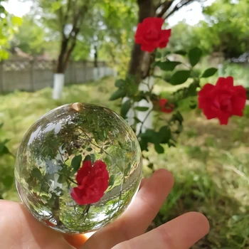 80mm K9 Magic Crystal Ball Quartz FengShui Fotografie Sklenené Gule, pre Domáce Dekorácie Móda