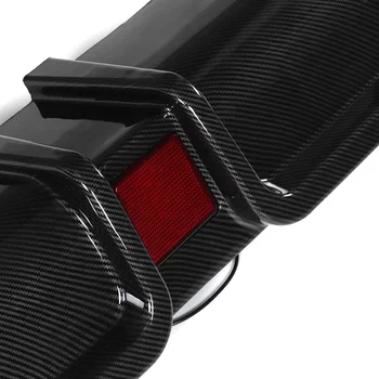 Carbon Fiber Vzhľad/Black 3ks Auto Zadný Nárazník Difúzor Splitter Pery Spojler Nárazníka Stráže Chránič Pre Honda Pre Občianske 2016-2019