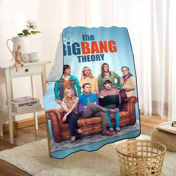 Custom Big Bang Theory Hodiť Deka Osobné Prikrývky Na Gauč/Posteľ/Auto Prenosný 3D Deka Pre Dieťa bytového Textilu