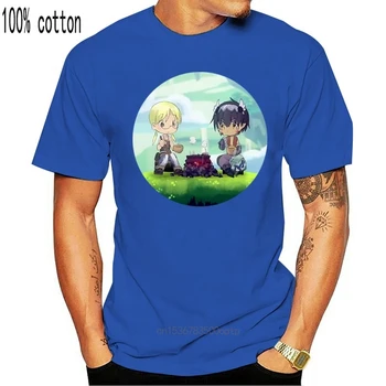 Vyrobené V Priepasti T Shirt prvom pododseku druhej vete Y Riko Priepasti Potravín T-Shirt Grafické Muž Tee Tričko Pláži 4xl Krátky Rukáv Bavlna Vtipné Tričko