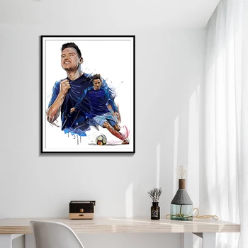 Florian Thauvin Moderného Umenia domáce dekorácie Plagáty A Vytlačí Olympique de Marseille Wall Art Maliarske Plátno
