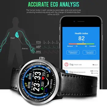 N58 Smart Hodinky Športový Náramok PPG EKG HRV Správa Srdcovej frekvencie, Krvného Tlaku Test IP67 Podporu Počítanie Krok Kalórií Čas Spánku