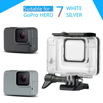 Pre Gopro Hero 7 6 5 Príslušenstvo Nepremokavé Ochranu Bývanie Prípade Potápanie 45M Ochranných pre Gopro Hero 6 5 Fotoaparátu Vlog Fotoaparát