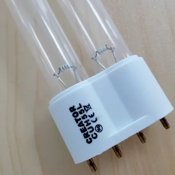 2-pack 55W 4-pin 2G11 Base, UV, anti-mikrobiálne Náhradná Žiarovka pre UV Sterilizátory Čistení Akvária Deodorization